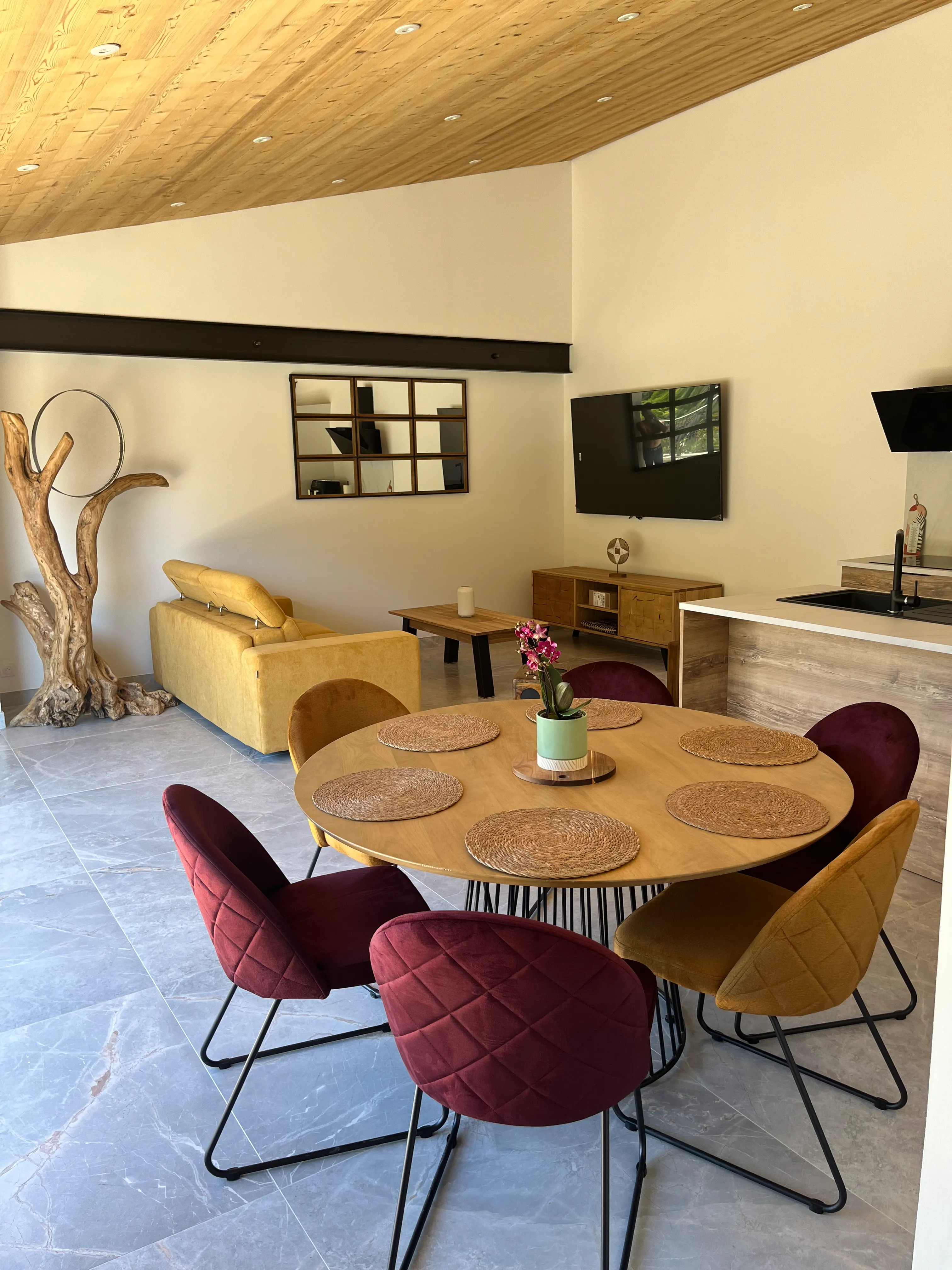 Terrasse avec vue sure Peyremale