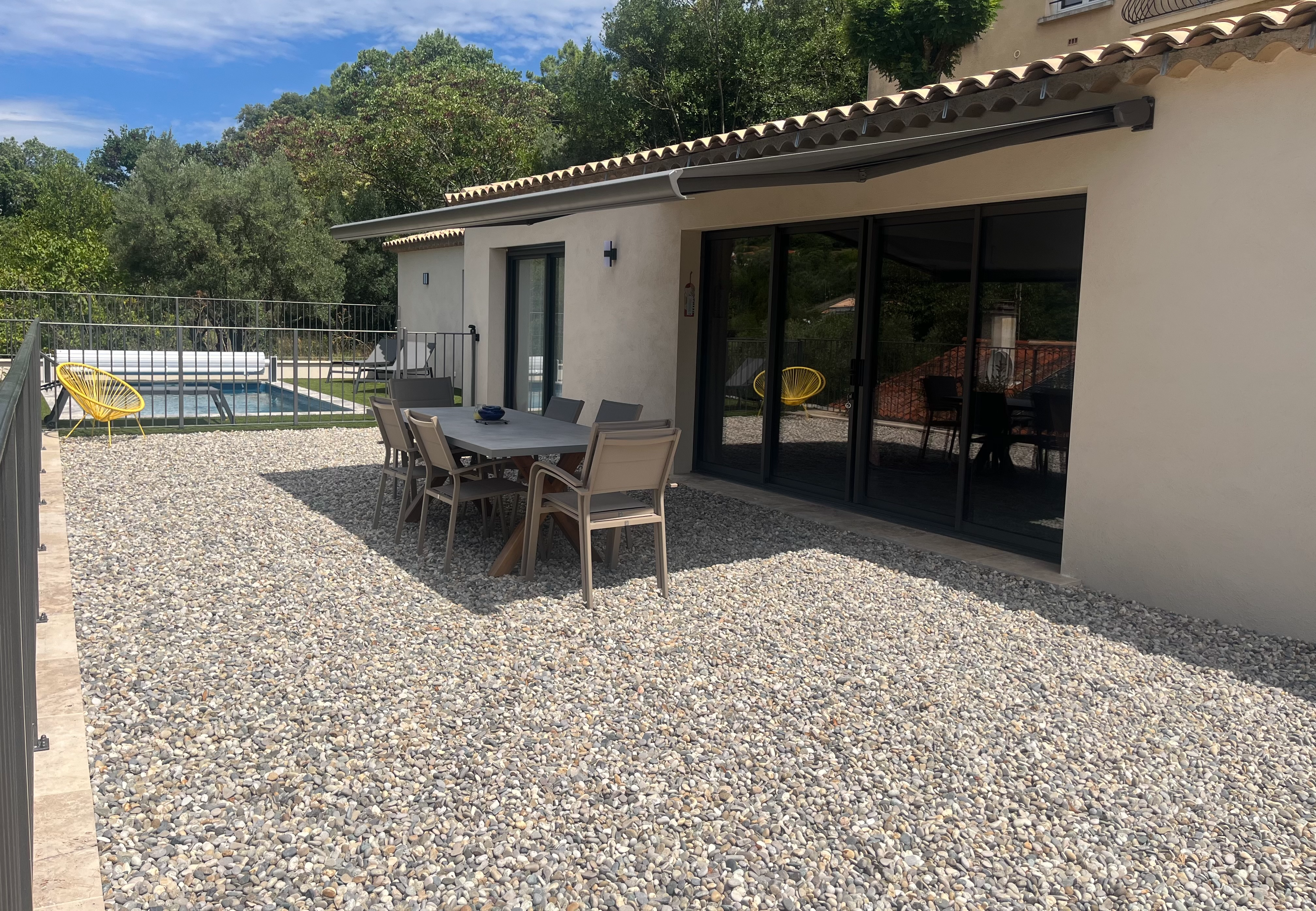 La villa vue de l'extérieur