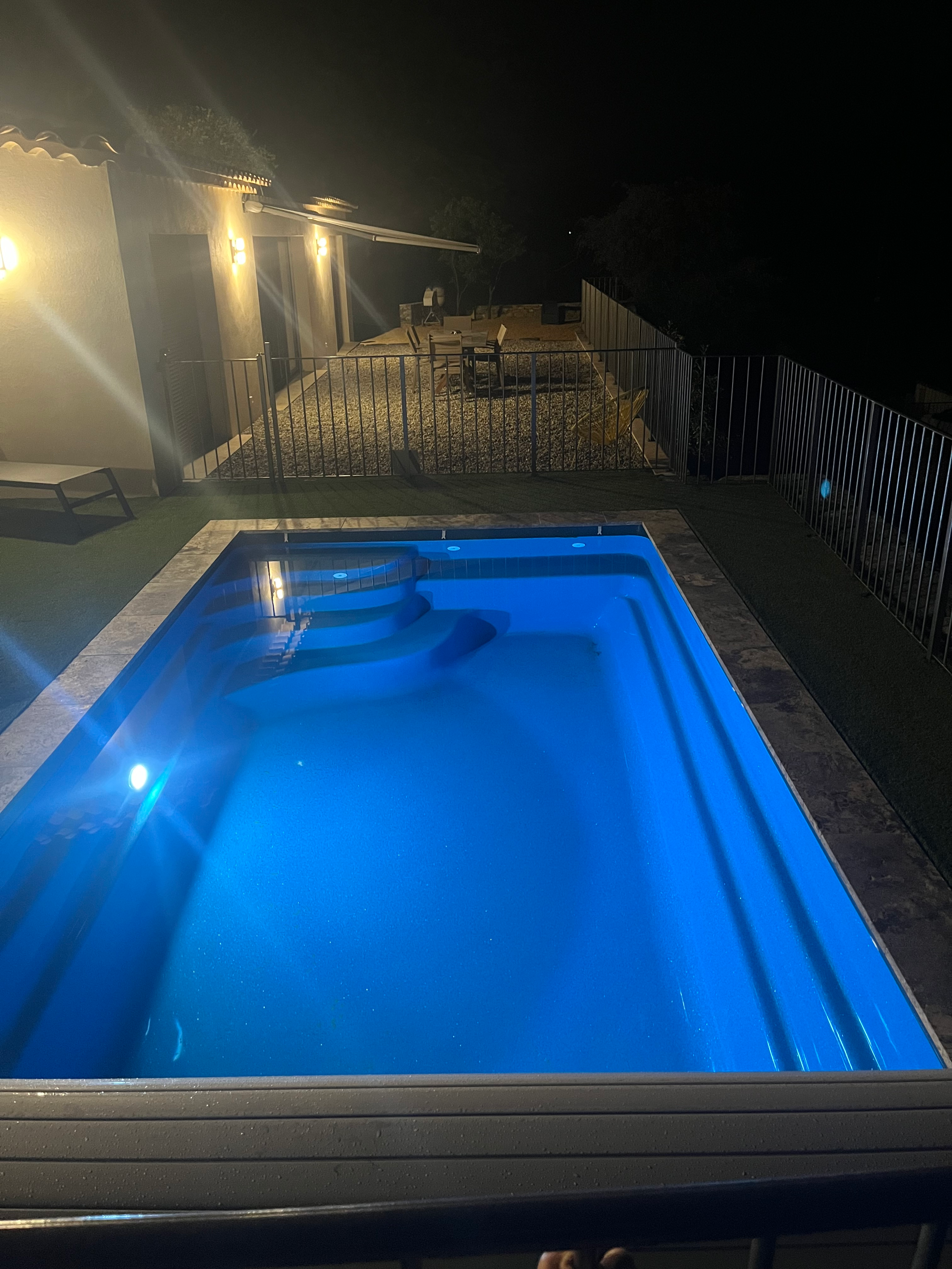 Piscine de nuit